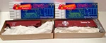 Vintage Roundhouse Atsf Santa Fe Ballast Hopper/ Box Car Lot Of 2 Unassembled. Fixed Price $15.99.