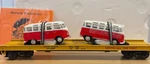 Mth 20-98188 Union Pacific Scale Premier Flat Car W/ Vw Buses Nos. Fixed Price $55.00.