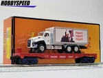 Mth Railking Donald J. Trump Flat Car W/box Truck Gauge Fight 30-76955 New. Fixed Price $84.84.