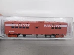 MICRO-TRAINS-#11800030-WESTERN MARYLAND-50' Troop Kitchen Car #K-3015 N-scale. Fixed Price $25.00.
