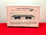 Boulder Valley Models, #521 Flatcar Kit - ON30 16' Series, New, Ob. Fixed Price $19.95.