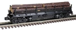 Atlas #3001162-4 Atlantic Coast Line Operating Log Dump Car Rail Scale New. Fixed Price $75.00.