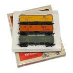 Train Miniature Ho Scale Pacific Fruit Express Refrigerator Cars 3-PACK #8707. Fixed Price $39.77.