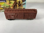Athearn Ho, Texas & Pacific Stock Car #24099, Ob (kadees Weathered Trucks). Fixed Price $9.00.