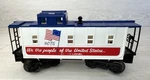 Lionel Train Caboose, 9076, "we The People Of ..." Limited Edition. Fixed Price $17.00.