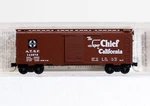 Kadee- Micro Trains Ga # 20510 The Super Chief To 40' Std. Boxcar Sngl Door. Fixed Price $19.00.