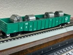 Birmingham Southern- 50 Ft Gondola W/ 4 Steel Mill Coil Load -ho Scale Rtr New. Fixed Price $65.95.