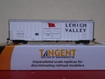 Tangent Lehigh Valley Prr Samuel Rea Shops 50' Boxcar 14036 X58B. Fixed Price $48.95.