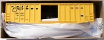 Accurail #81591 (RD#20473) 50' Exterior-post Modern Boxcar Kit -- Railbox (yel. Fixed Price $18.88.
