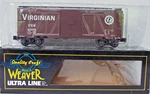 Weaver Scale Ultra Line Vgn Virginian PS-1 Box Car 3 Rail Nos. Fixed Price $55.00.