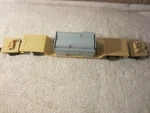 Mth 16-WHEEL/8 Axel Depressed Flatcar With Transformer No Markings Flag. Fixed Price $119.99.