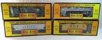 Rail King By Mth *lot Of 4* Box Cars 30-7509, 30-7411, 30-7063, 30-7511. Fixed Price $82.31.