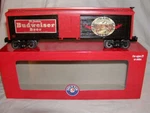 Lionel 2028220 Ab Brewing Co Budweiser Woodside Reefer O27 Mib 2020 New Sealed. Fixed Price $67.00.