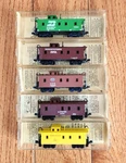 Lot Of - Scale Kadee Caboose 50060 50100 50040 50050 50020 Prr Nyc Up. Fixed Price $69.99.