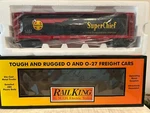 Mth 30-75720 Santa Fe Black Bonnet Map Cylindrical Hopper Car #102013 Nib. Fixed Price $129.99.