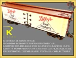 Line K742-8026 Scale Libby Woodside Icedown Reefer 2005 Kcc Ltd Prod NEWC8. Fixed Price $88.95.