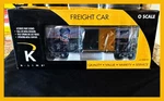 K-line K761-2113 Union Pacific (the Mighty 800S) Freight Service Scale Boxcar. Fixed Price $65.00.