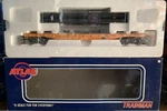 Atlas 3-RAIL Norfolk Western 52 6 Flat Car Pipe Load Scale Freight N&w. Fixed Price $85.00.