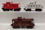 Lionel Vintage Gauge Assorted Cabooses 3 Ex. Fixed Price $48.99.
