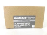 Walthers 920-2305 Ho Scale 36" Turned RP-25 Wheelsets W/metal Axles 100PK. Fixed Price $79.95.