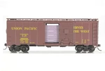 Ho Athearn Union Pacific 40FT Aar Box Car #184240 +mtl Whls +kd +grain Door Xlnt. Fixed Price $12.99.