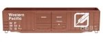 Intermountain Hubert's Ho Scale HK552-01 Western Pacific 50' PS-1 Box Car Kit. Fixed Price $26.59.