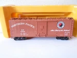 Roundhouse 84668, 40' Wood Boxcar, Northern Pacific 40818. Fixed Price $29.99.