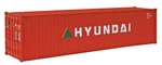 Walthers Scenemaster Ho 40' Hi Cube Corrugated Side Container Hyundai 949-8253. Fixed Price $15.98.
