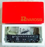 Rivarossi #2279: Pennsylvania Rr 4-BAY Hopper Car 665000, Brand New C9. Fixed Price $21.75.
