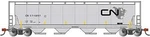 Bachmann Cylindrical 4-BAY Grain Hopper Canadian National Scale Model. Fixed Price $40.06.