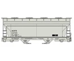 Accurail Scale 2-BAY Covered Hopper Kit Acfx #44795 2220. Fixed Price $20.22.