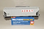 Scale Walthers 50' Ps-cd 4427 Grain Covered Hopper Car Train Agway 2944. Fixed Price $32.00.