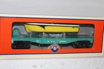 Lionel #1928070 New York Central Flatcar With Boat. Fixed Price $58.45.