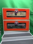 Lionel 6-52261 Schlitz Reefer Lots 52281 Penn Merchandise Service Boxcar. Fixed Price $69.00.