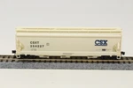 Scale Micro Trains 94060 3-BAY Acf Covered Hopper Csxt 254227 White. Fixed Price $19.89.
