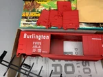 Athearn 1310 50 Dd Boxcar Kit Cb&q #48513 Nib! HO4647. Fixed Price $12.71.
