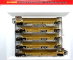 Walthers 932-8101 Thrall 5-UNIT Articulated Double Stack Car Ttx Modern 72820. Fixed Price $139.99.