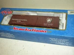 Atlas 40' Steel Re-built Box Car #6496-3 Prr Shadow Keystone 105316 Rail Lnib. Fixed Price $45.00.