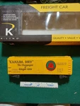 K-line #K762-8017 Canada Dry Ginger Ale Wood Sided Reefer. Fixed Price $59.00.