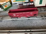 Lionel Postwar 6456-55 Leigh Valley Red Hopper C8 W/box. Fixed Price $24.00.