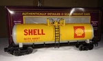 Mth Shell Oil Tank Car 20-96049 3 Rail Scale Sized With Box. Fixed Price $39.00.
