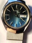 Vintage Sofior Grey, 70S Adolf Schild Caliber Automatic Watch 5206. Fixed Price $375.65.