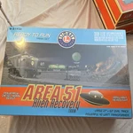 Lionel Gauge Area 51 Alien Recovery Train Set 6-31926 Light/sound. Fixed Price $250.00.