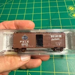 Micro-trains Scale Pittsburgh & Lake Erie 50 Boxcar, #20410 Rd #6193. Nib. Fixed Price $20.79.