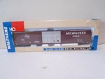 Walthers Ho 932-3513, Ps 86' Hi-cube Box Car, Milwaukee Road 4978. Fixed Price $49.99.