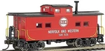 Bachmann Ne Steel Caboose Norfolk & Western Red #557707 - Ho Scale Model. Fixed Price $55.11.