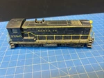 Ho Scale Athearn, S-12 Diesel Locomotive, Santa Fe, Blue, #2280 Weathered Read. Fixed Price $50.00.