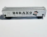 Vintage Tyco Boraxo Bay Covered Hopper Car Gacx 61385. Fixed Price $10.00.