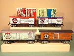 Modern Marx Trains Beer Reefers #7334 #7385 #73413 New LOT100. Fixed Price $135.00.