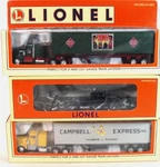 Lionel 6-52117 St. Louis Lrrc Wabash Flat Car Rea Tractor Trailer + Campbell. Fixed Price $48.00.